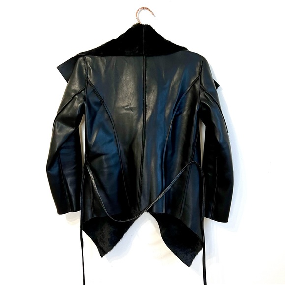VEGAN LEATHER JACKET - Picture 3 of 8